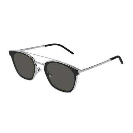 Unisex Pilot Aviator Sunglasses // Silver