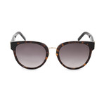 Unisex Round Sunglasses // Havana Brown IV