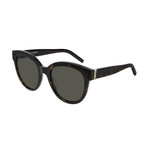 Unisex Round Sunglasses // Havana Brown II