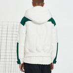 Unstoppable Force Hooded Down Jacket // White (S)