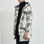 Conceal Camouflage Down Jacket // Gray (2XL)