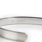 Stainless Steel Bangle // Silver Tone