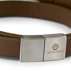 Leather Bracelet // Brown
