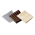 Miles Silk Handkerchief // Assorted // Pack of 3