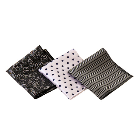 Neil Silk Handkerchief // Assorted // Pack of 3