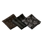 Jacob Silk Handkerchief // Assorted // Pack of 3