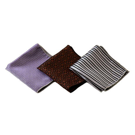 Nathan Silk Handkerchief // Assorted // Pack of 3