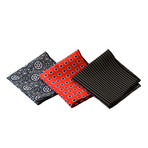 Lewis Silk Handkerchief // Assorted // Pack of 3