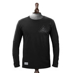 Pyramid Long Sleeve T-shirt // Rebel Black (S)