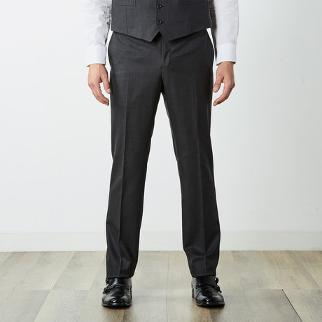 Travis Trim Fit Trousers // Charcoal (28)