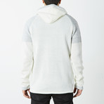 Two Toned Hooded Sweater // Oatmeal Heather (M)