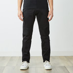Slim Fit Moto Jeans // Black (32WX30L)