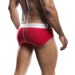Sports Performance Hip Brief // Red (S)