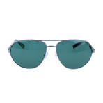 Ermenegildo Zegna // Men's EZ0011 Sunglasses // Green + Silver