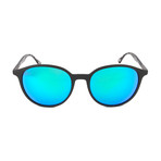 Hugo Boss // Men's 0822 Sunglasses // Black Havana + Blue