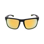Hugo Boss // Men's 0800 Sunglasses // Black + Yellow