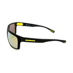 Hugo Boss // Men's 0800 Sunglasses // Black + Yellow