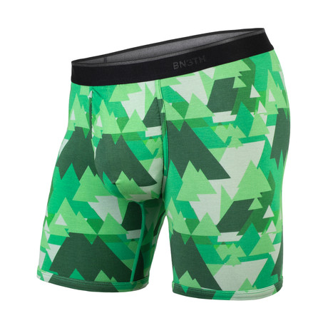 Classic Boxer Brief Print // Geotrees Green (XS)