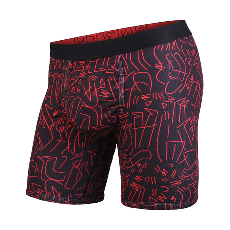 Entourage Boxer Brief // Black + Red (S) - BN3TH Underwear // Ian Nabal ...