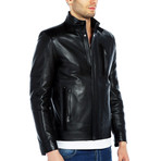 Gadwall Leather Jacket // Black (M)