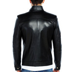 Gadwall Leather Jacket // Black (3XL)
