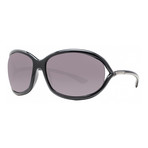Women's Jennifer Soft Square Sunglasses V2 // Black + Gray
