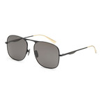 Gucci // GG0335S Men's Metal Sunglasses // Black + Gray