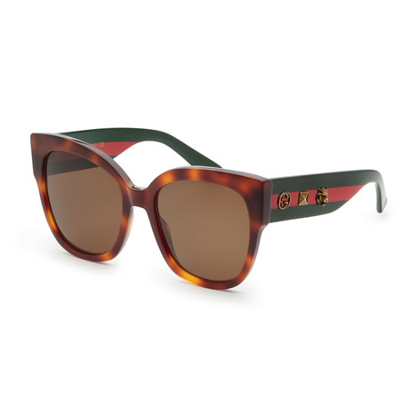 Women's Acetate Sunglasses // Havana + Brown