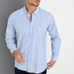 Steven Button-Up Shirt // Blue (3X-Large)