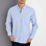 Steven Button-Up Shirt // Blue (2X-Large)