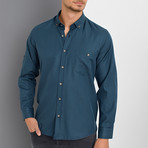 Brett Button Up Shirt // Green (X-Large)