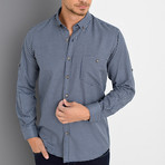 Clayton Shirt // Dark Blue (X-Large)