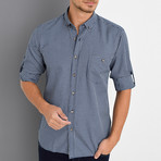 Clayton Shirt // Dark Blue (3X-Large)