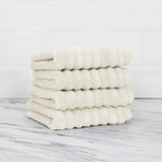 Zero Twist Wash Towel // Set of 4 (Anthracite Gray)
