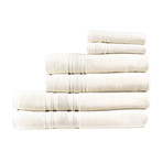 Haute Monde // 6-Piece Towel Set (Ivory)