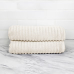 Zero Twist Bath Towel // Set of 2 (Anthracite Gray)