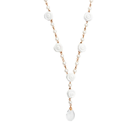 Mimi Milano 18k Rose Gold Multi-Stone Necklace IV