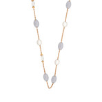 Mimi Milano 18k Rose Gold Multi-Stone Necklace I