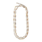 Gurhan Orb Sterling Silver + 24k Yellow Gold Necklace