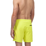 Dolphin Swim Trunks // Yellow + Black (Small)