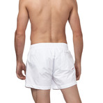 Barbados Swim Trunks // White (Small)