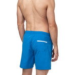 Dolphin Swim Trunks // Blue + White (Small)