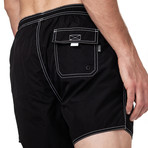 Lobster Nos Swim Trunks // Black (Small)