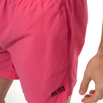 Perch Swim Trunks // Pink (Small)