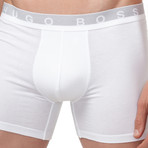 Boxer Brief Motion Nos // White (Small)