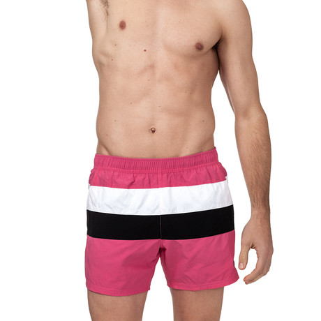 Filefish Swim Trunks // Pink (Small)