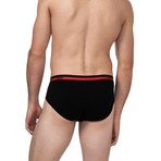 Hip Briefs // Black // Pack of 2 (Small)