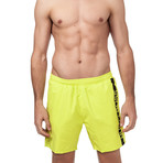 Dolphin Swim Trunks // Yellow + Black (Small)