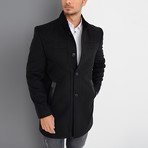 Palermo Overcoat // Black (Small)