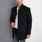 Palermo Overcoat // Black (Large)